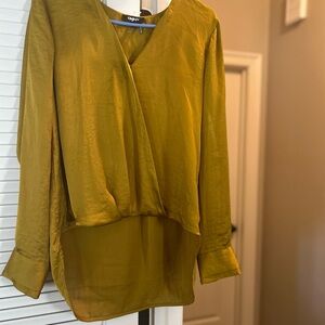 DKNY Mustard Yellow Blouse